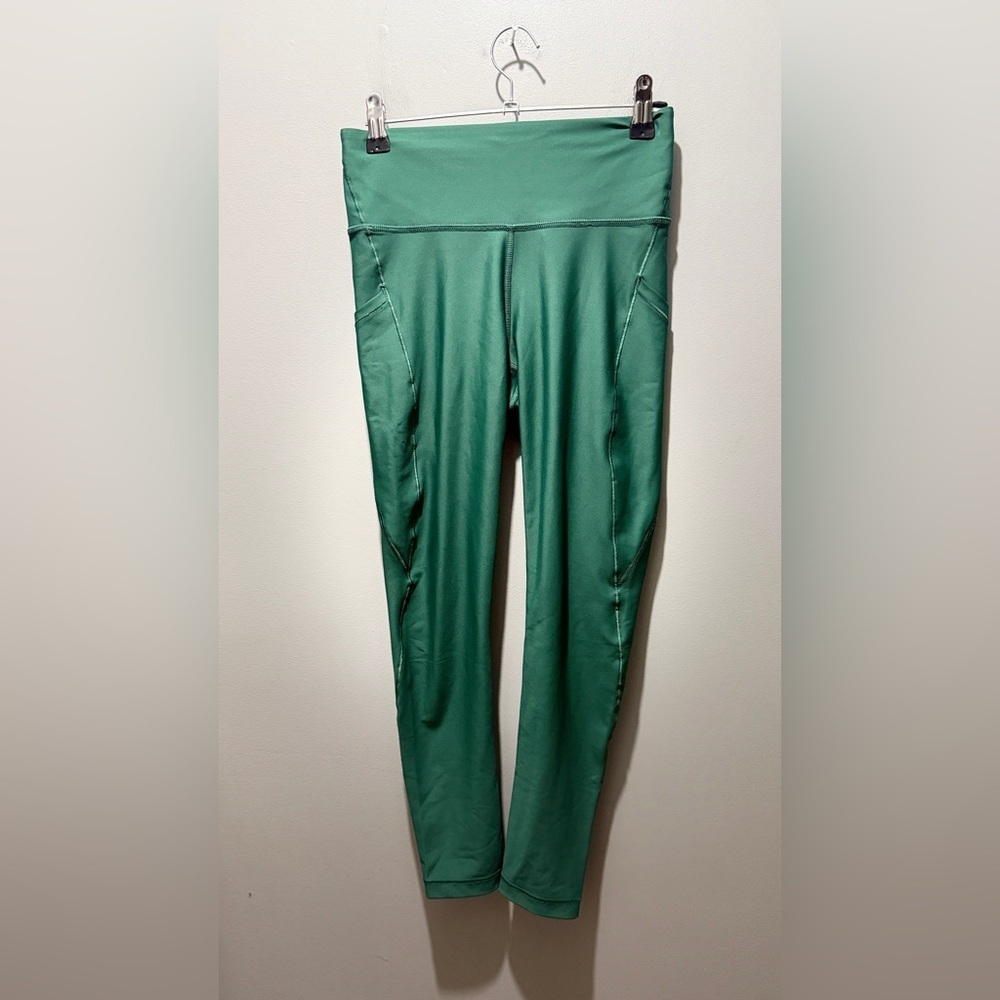 Athleta Interval Stash Leggings - Green - Picture 2 of 5